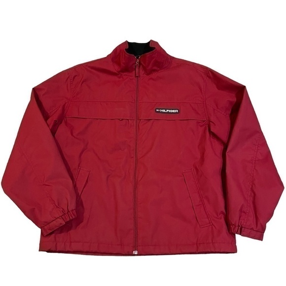 Tommy Hilfiger Other - Mens TOMMY HILFIGER Red Logo Insulated Jacket Coat